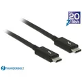 Delock Thunderbolt 3 Kabel 1m schwarz - Thunderbolt-Kabel