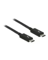 Delock Thunderbolt-Kabel USB Typ C M bis C M 20 V 5 A 1 m 4K Unterstützung