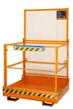 Arbeitsbühne 1275x1210x1995 mm mit Einfahrtaschen Breitseite