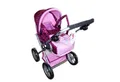 CHIC2000 Puppenwagen 560 29 Kombi-Puppenwagen LENI, Dots Brombeere