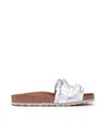 VERBENAS Sandalen Rocío Nucleo Metal Volante Plata - Größe: 40