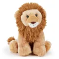 Zappi Co König der Löwe Plüschtier König der Tiere (22cm) Majestätischer Mähnen-Kumpel - Weich, Kuschelig, 100% Recycelt - Königlicher Katzenfreund