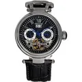 Heritor Automatik Ganzi Semi-Skelett Lederarmbanduhr