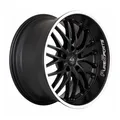 1x BARRACUDA VOLTEC T6 mattblack puresports color trim weiss 8.0Jx18 4x100 ET38