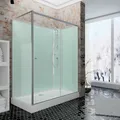 Schulte ExpressPlus 72H Ibiza Wellnesskabine Komplettdusche 120 x 80 cm / 204 cm, Funktionsteil rechts - EP19381-3 01 50 2