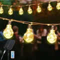 149er LED Solar Lichterkette Außen Lampe Glühbirnen Beleuchtung Wasserdicht