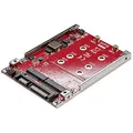 StarTech.com M.2 auf SATA Adapter - Dual Slot M.2 NGFF SSD Adapter für 2,5in Laufwerke - RAID
