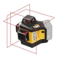 STABILA 12-V-System Kreuzlinienlaser LAX 600, selbstnivellierend, 3x 360° rote Laserlinien, max. Reichweite: 30 m, Tragekoffer, Universal- und Wandhalterung (ohne Akku und Ladegerät)