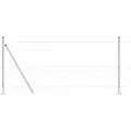 vidaXL Zaun mit Pfosten Silber 0,8 x 25 m Stahl - Silber