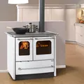 La Nordica Sovrana Easy Evo 2.0 Küchenofen Stahl Weiss 7.5 kW Scheitholzherd