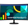 Essential S3 S24D364GAU, LED-Monitor 59 cm (24 Zoll), schwarz, FullHD, VA, Curved, 100Hz Panel