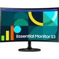 Samsung 24" Essential Monitor S3 (S36GD) FHD 100Hz Curved, 24 Schwarz