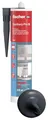 fischer Premium-Sanitärsilikon, Silikon zum Abdichten & Verfugen im Sanitär- und Küchenbereich, Kartusche für zahlreiche Anwendungen und Baustoffe, Langzeitschutz vor Schimmel, 310 ml, anthrazit