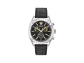 Versace Athletics Chrono Quartz Uhr, Recycelter Stahl, Schwarz, VEKJA0225
