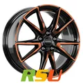 Ronal SL6 Vettore jetblack-copper matt 8.5x19" ET42 LK5 112 ML 76 Alufelgen 1...