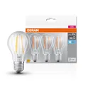OSRAM 6,5W/4000K E27 LED Glühbirne - Kaltweiß, 3 Stück