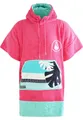 Poncho Wave Hawaii Cotton Velours Poncho Pink Wave XS WH4078 Mehrfarbig 80 x 70