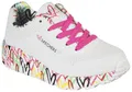 Sneaker "UNO LITE-LOVELY LUV", Schnürschuh mit bedruckter Sohle, Größenschablone zum Download, Gr. 33, weiß-multi-2
