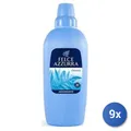 9er Set Felce Azzurra Weichspüler 2000 ml, 40 Messbecher Classico