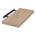 EUGAD Wandregal Wandboard Buchregal Hängeregal DVD CD Regal Holz Board 40cm Eiche 0114QJ