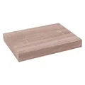 EUGAD Hängeregal Wandboard Wandregal Schweberegal aus Holz Eiche Gelb 40cm