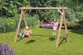 Schaukelgestell Theo Lärche Doppelschaukel für Kinder