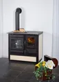 Küchenherd / Kohleherd / Holzküchenherd Globe-fire Alhena creme links