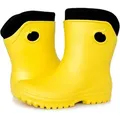 Fortmen Federleichte EVA Gefütterte halbhohe Gummistiefel Damen Thermo 36-41 Gummistiefel wasserdicht gelb 38 EU