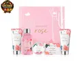 BODY &amp; EARTH Geschenkbox für Frauen-5 tlg. Rose Geschenkset Frauen, 