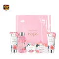 Rose Geschenkset 5tlg Frauen Körperpflege Duschgel Handcreme Bodylotion