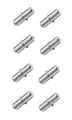 Bodenträger Regalbodenträger Regalhalter 5mm Metall verzinkt 8 Stück (0226)