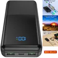 Powerbank 27000mAh USB C PD 30W Schnellladung 4 Ausgänge