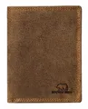 Brown Bear Kartenetui Classic 8015 - 9 Kartenfächer Echtleder, kein Münzfach für KFZ-Schein 4 Ausweisfächer Braun Vintage, Braun-Vintage