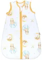 TupTam Baby Schlafsack 2.5 TOG – Warmer Winter Schlafsack Baby, OEKO-TEX, Ärmellos, Atmungsaktive Baumwolle, Farbe: Balon/Bär/Mond, Größe: 80-86