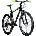 Galano Path 26 Zoll Hardtail Mountainbike 21 Gang Fahrrad MTB Schwarz/Grün 46cm