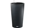 Pflanzvase Lechuza Cilindro Color Kunststoff Ø 32 cm H 56 cm grau inkl. Erdbewäs