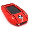 Schlüsselhülle BF Rot/Schwarz Silikonschutz Autoschlüssel Cover Fernbedienung