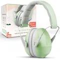 Schallwerk ® Kapselgehörschutz Kiddies (Matcha Green) | Gehörschutz Kinder - Hochwertige Lärmschutz Kopfhörer mini - Ohrenschützer ideal für Alltag & Events