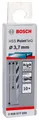 Bosch Metallspiralbohrer HSS PointTeQ, DIN 338, 3,7 mm, 10er-Pack