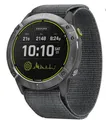 Garmin Enduro GPS Multisportuhr grau/silber Solar Smartwatch mit Nylon Band