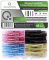 Quadrios 23C494 Stoßverbinder 0.5mm² 6mm² Rot, Blau, Schwarz, Gelb 45St.