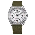 Citizen AW1571-09A Herrenuhr Textil grün