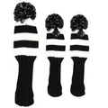Stripes Gestrickte GolfschlgerKopfbedeckungen 3teiliges Set 1 3 5 Driver und ...