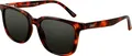 I NEED YOU Sonnenbrille BALI für Damen & Herren Klassisch Eckig, UV‑400 Schutz, aus Recycelten Materialien gefertigt, Rückseitig Entspiegelt, mit Federscharnieren, inkl. Etui & Tuch, Havanna