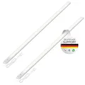 Oktaplex 2er Set Riva LED Unterbauleuchte 120cm flach mit Sensor