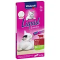 4008239235213 Vitakraft CAT LIQUID SNACK 6x15g wołowina i kocia trawa