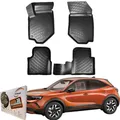 Trimak 3D Auto Gummimatten Fußmatten Kompatibel  OPEL Mokka B ab 2021 passgenaue