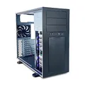 FANTEC 2561 AT-835-3525 PC-Gehäuse, für 12"x13" Mainboards, 8X 3,5" HDDs + 3X 5,25" Module, incl. 3X 12cm Lüfter.