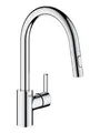 Grohe Feel køkkenarmatur C-tud bruser dual krom