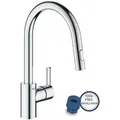 Feel - Spültischarmatur, Mit Ausziehbarer Brause, Chrom 31486001 - Grohe